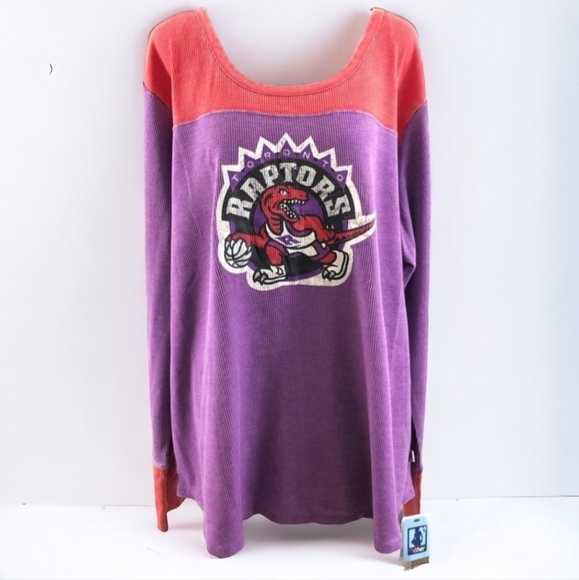 NBA Toronto Raptors womans thermal top plus size 4x Touch by Alyssa Milano - Picture 1 of 5